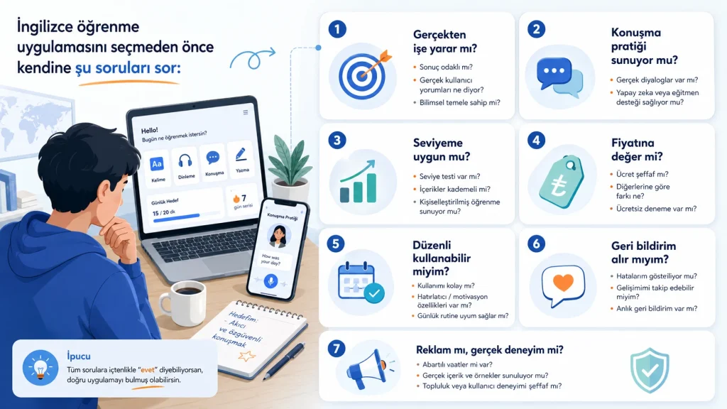 İngilizce Öğrenme Uygulaması Konusunda Kullanıcıların En Sık Tereddütleri Nelerdir İç 2