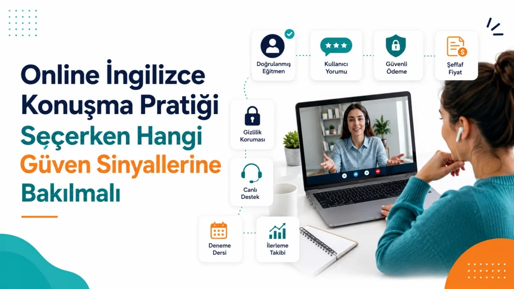 Online İngilizce Konuşma Pratiği Seçerken Hangi Güven Sinyallerine Bakılmalı kapak